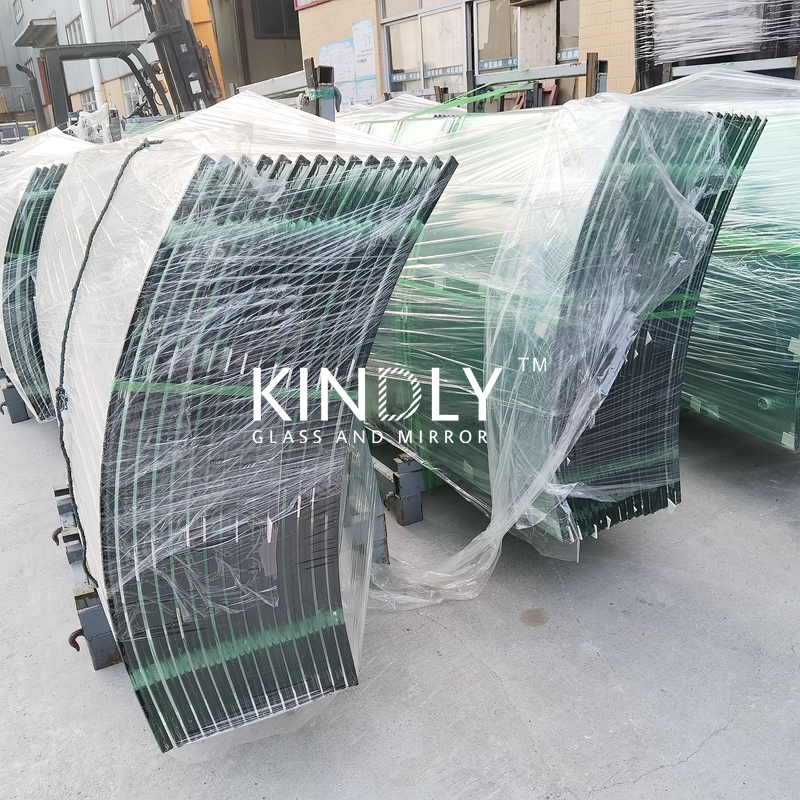 Curved Bent Tempered Laminated Safety Glass